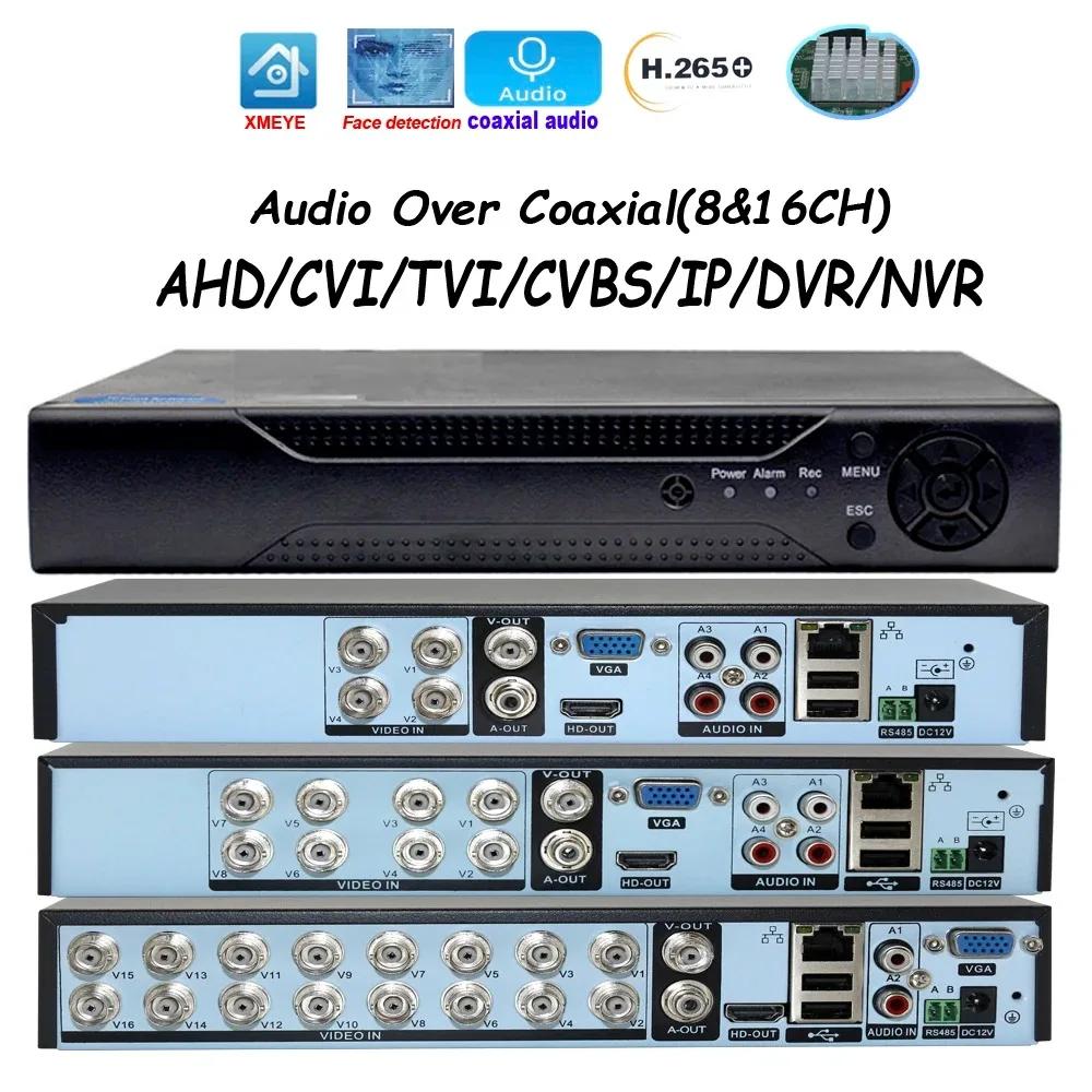  ڴ    DVR 5M-N 1080P  ý, 5 in 1 AHD TVI CVI Ƴα IP, 4 ä, 8/16 ä